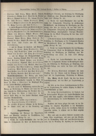 Stenographische Protokolle über die Sitzungen des Steiermärkischen Landtages 18970126 Seite: 7