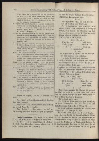 Stenographische Protokolle über die Sitzungen des Steiermärkischen Landtages 18970301 Seite: 2