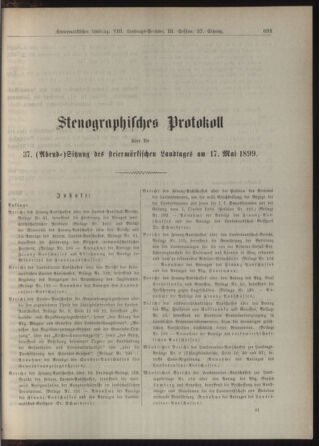 Stenographische Protokolle über die Sitzungen des Steiermärkischen Landtages 18990517 Seite: 33