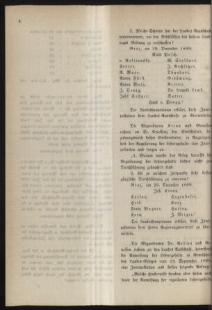 Stenographische Protokolle über die Sitzungen des Steiermärkischen Landtages 18991229 Seite: 4