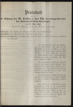 Stenographische Protokolle über die Sitzungen des Steiermärkischen Landtages 19000326 Seite: 9