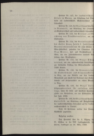 Stenographische Protokolle über die Sitzungen des Steiermärkischen Landtages 19000403 Seite: 20