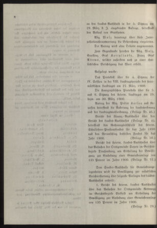 Stenographische Protokolle über die Sitzungen des Steiermärkischen Landtages 19000405 Seite: 20