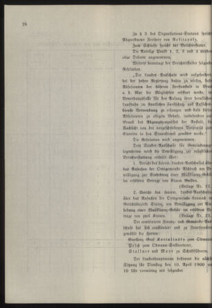 Stenographische Protokolle über die Sitzungen des Steiermärkischen Landtages 19000409 Seite: 38