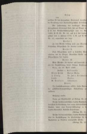 Stenographische Protokolle über die Sitzungen des Steiermärkischen Landtages 19000420 Seite: 16