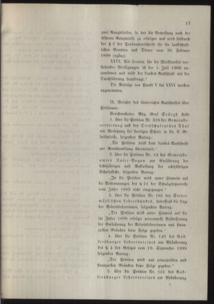 Stenographische Protokolle über die Sitzungen des Steiermärkischen Landtages 19000503 Seite: 135