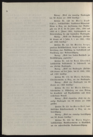 Stenographische Protokolle über die Sitzungen des Steiermärkischen Landtages 19000505 Seite: 100