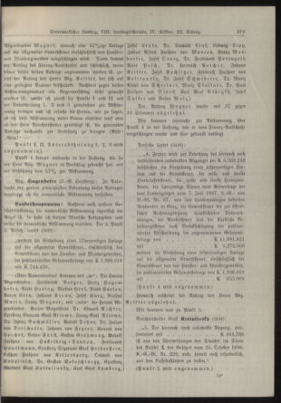 Stenographische Protokolle über die Sitzungen des Steiermärkischen Landtages 19000505 Seite: 19