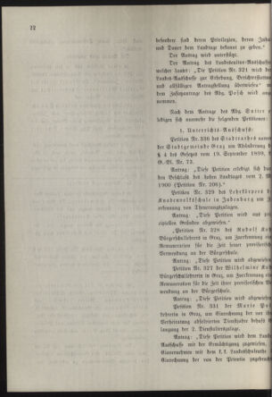 Stenographische Protokolle über die Sitzungen des Steiermärkischen Landtages 19000505 Seite: 94