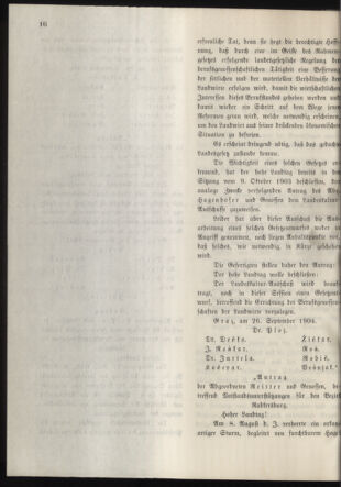 Stenographische Protokolle über die Sitzungen des Steiermärkischen Landtages 19040926 Seite: 16