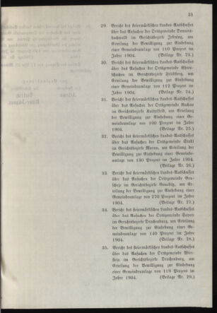 Stenographische Protokolle über die Sitzungen des Steiermärkischen Landtages 19040926 Seite: 23