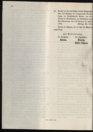 Stenographische Protokolle über die Sitzungen des Steiermärkischen Landtages 19040926 Seite: 24