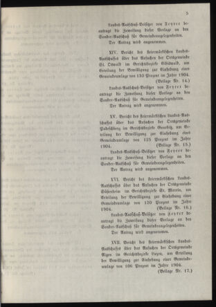 Stenographische Protokolle über die Sitzungen des Steiermärkischen Landtages 19040927 Seite: 25