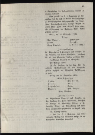 Stenographische Protokolle über die Sitzungen des Steiermärkischen Landtages 19040927 Seite: 35