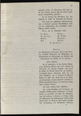 Stenographische Protokolle über die Sitzungen des Steiermärkischen Landtages 19040927 Seite: 39