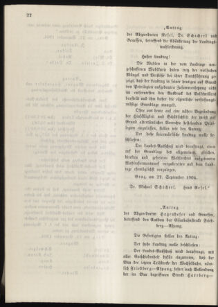 Stenographische Protokolle über die Sitzungen des Steiermärkischen Landtages 19040927 Seite: 42