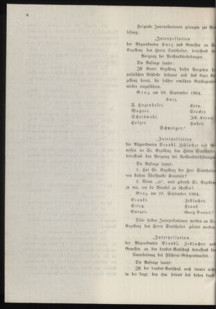 Stenographische Protokolle über die Sitzungen des Steiermärkischen Landtages 19040928 Seite: 18