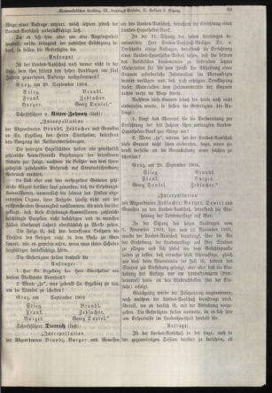 Stenographische Protokolle über die Sitzungen des Steiermärkischen Landtages 19040928 Seite: 7