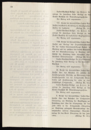 Stenographische Protokolle über die Sitzungen des Steiermärkischen Landtages 19041001 Seite: 30