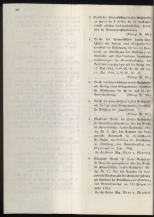 Stenographische Protokolle über die Sitzungen des Steiermärkischen Landtages 19041001 Seite: 36