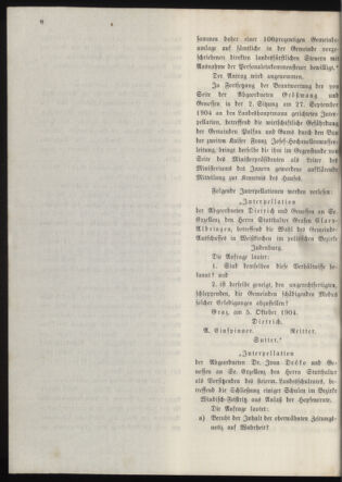 Stenographische Protokolle über die Sitzungen des Steiermärkischen Landtages 19041005 Seite: 22