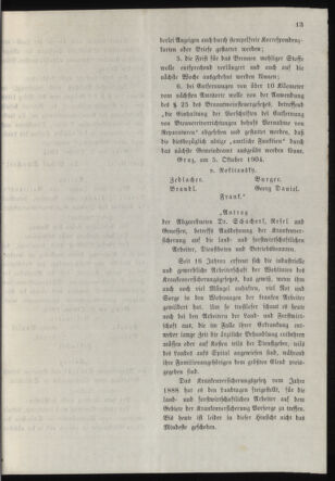 Stenographische Protokolle über die Sitzungen des Steiermärkischen Landtages 19041005 Seite: 27