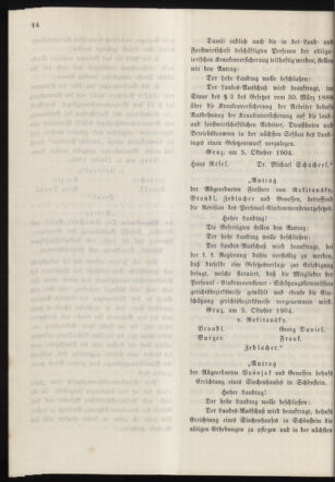 Stenographische Protokolle über die Sitzungen des Steiermärkischen Landtages 19041005 Seite: 28