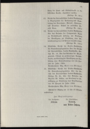 Stenographische Protokolle über die Sitzungen des Steiermärkischen Landtages 19041005 Seite: 33