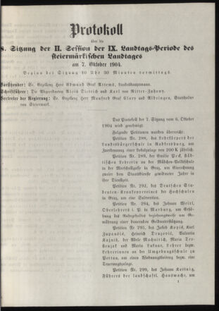 Stenographische Protokolle über die Sitzungen des Steiermärkischen Landtages 19041007 Seite: 17