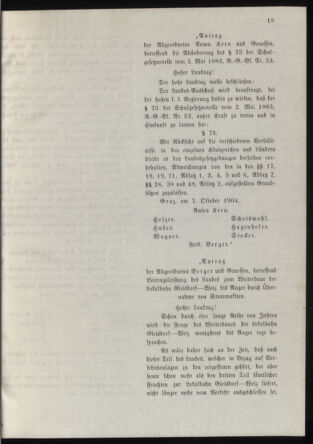 Stenographische Protokolle über die Sitzungen des Steiermärkischen Landtages 19041007 Seite: 31