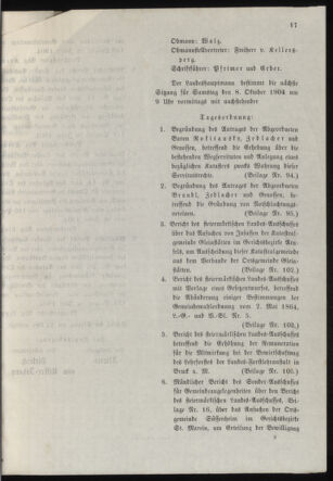 Stenographische Protokolle über die Sitzungen des Steiermärkischen Landtages 19041007 Seite: 33