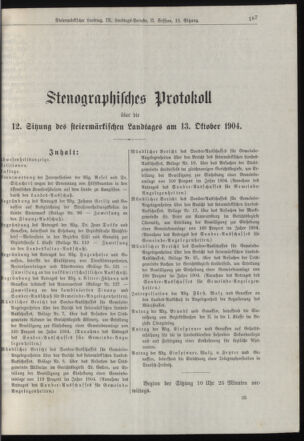 Stenographische Protokolle über die Sitzungen des Steiermärkischen Landtages