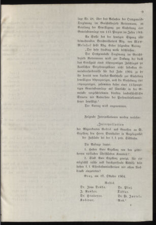 Stenographische Protokolle über die Sitzungen des Steiermärkischen Landtages 19041018 Seite: 37