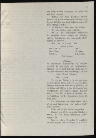 Stenographische Protokolle über die Sitzungen des Steiermärkischen Landtages 19041018 Seite: 43