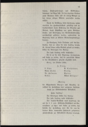 Stenographische Protokolle über die Sitzungen des Steiermärkischen Landtages 19041018 Seite: 45