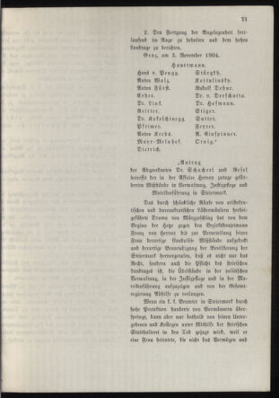 Stenographische Protokolle über die Sitzungen des Steiermärkischen Landtages 19041103 Seite: 117