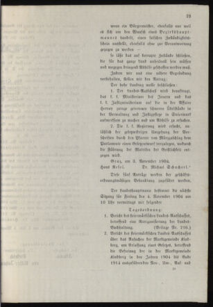 Stenographische Protokolle über die Sitzungen des Steiermärkischen Landtages 19041103 Seite: 119