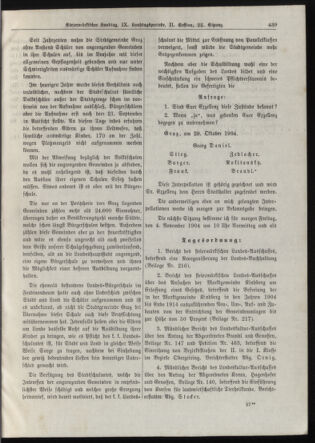 Stenographische Protokolle über die Sitzungen des Steiermärkischen Landtages 19041103 Seite: 45