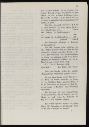 Stenographische Protokolle über die Sitzungen des Steiermärkischen Landtages 19041109 Seite: 107