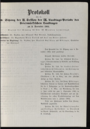 Stenographische Protokolle über die Sitzungen des Steiermärkischen Landtages 19041109 Seite: 33