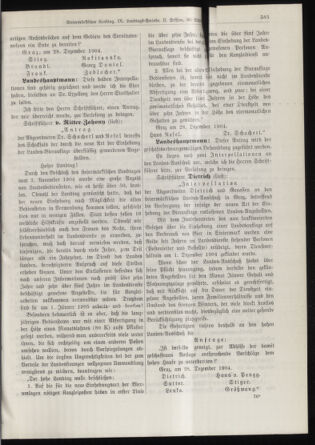 Stenographische Protokolle über die Sitzungen des Steiermärkischen Landtages 19041228 Seite: 19