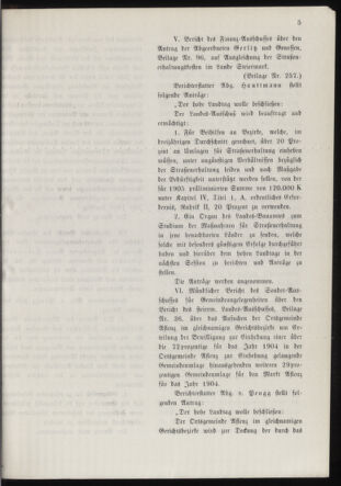 Stenographische Protokolle über die Sitzungen des Steiermärkischen Landtages 19041229 Seite: 19