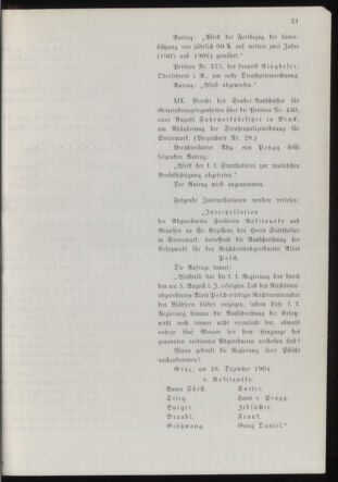 Stenographische Protokolle über die Sitzungen des Steiermärkischen Landtages 19041230 Seite: 49