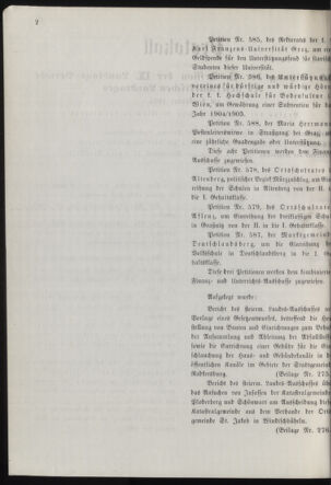 Stenographische Protokolle über die Sitzungen des Steiermärkischen Landtages 19050104 Seite: 2