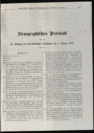 Stenographische Protokolle über die Sitzungen des Steiermärkischen Landtages