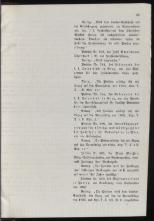 Stenographische Protokolle über die Sitzungen des Steiermärkischen Landtages 19050113 Seite: 117