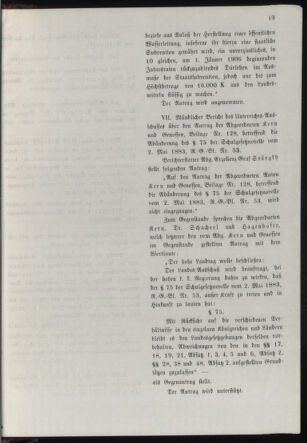 Stenographische Protokolle über die Sitzungen des Steiermärkischen Landtages 19050113 Seite: 83