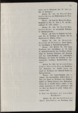 Stenographische Protokolle über die Sitzungen des Steiermärkischen Landtages 19050114 Seite: 67