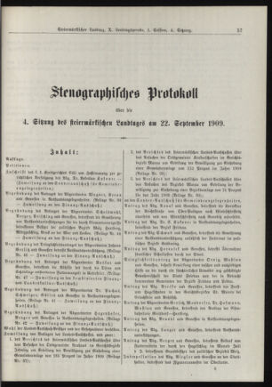 Stenographische Protokolle über die Sitzungen des Steiermärkischen Landtages