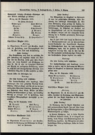 Stenographische Protokolle über die Sitzungen des Steiermärkischen Landtages 19090929 Seite: 15